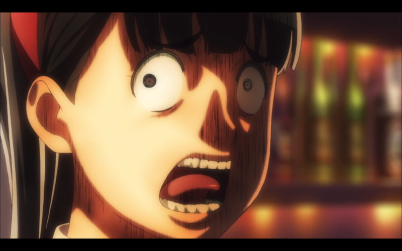 Hitomi’s classmates find out she works in a bar. Least it’s not prostitution!